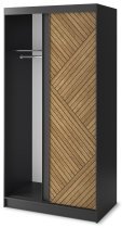 Eltap - loft - Garderobna omara z drsnimi vrati Marrphy II - 120 cm