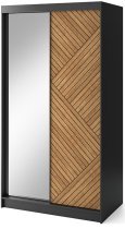Eltap - loft - Garderobna omara z drsnimi vrati Marrphy II z ogledalom - 120 cm