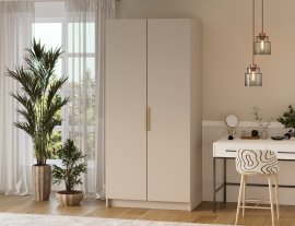 Garderobna omara Mirtillo 100 cm - kašmir