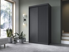 Garderobna omara z drsnimi vrati Prescco II - 120 cm