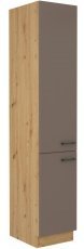 Visoka omara Bolonia - artisan hrast/tartuf siva - 40 cm DK-210 2F