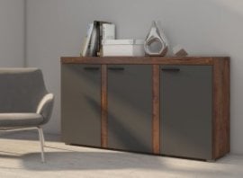 Komoda Rumba - grafit/hrast lefkas RUMBAGRDL22 3F