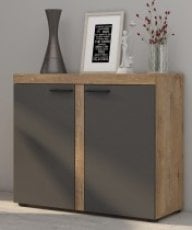 Komoda Rumba - grafit/hrast lefkas RUMBAGRDL21 2F