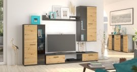 Dnevna soba Salsa - matera/hrast artisan