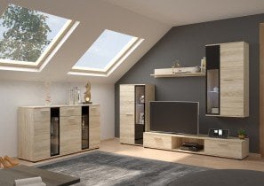 Stolarz-Lempert - TV regal Salsa - sonoma hrast 35SA SO01