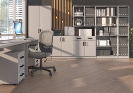 Pisarniško pohištvo Malta - svetlo siva