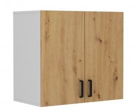 Zgornja omara Malta - hrast artisan/svetlo siva 104 AR/LG 2F