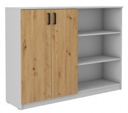 Komoda Malta - hrast artisan/svetlo siva 850 AR/LG 2F