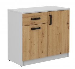 Komoda Malta 820 - hrast artisan/svetlo siva 820 AR/LG 2F1S