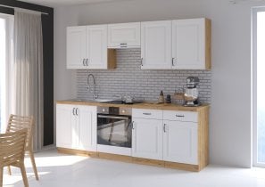 Stolarz-Lempert - Zgornja omara Stilo - bela/hrast artisan - 60 G-108 1F