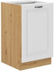 Stolarz-Lempert - Spodnja omara Stilo - bela/artisan hrast - 60 cm D 1F BB