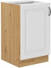Spodnja omara Stilo - bela/hrast artisan - 50 cm ZL 1F BB 
