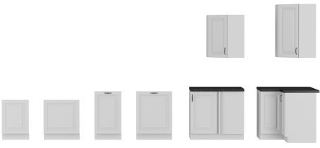 Stolarz-Lempert - Zgornja omara Stilo - bela - 50 G-90 1F
