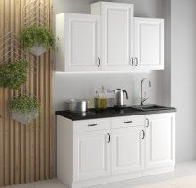 Stolarz-Lempert - Vrata za vgradni pomivalni stroj Stilo - bela - ZM 57x44.6 cm