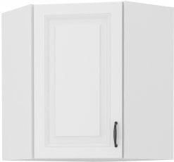 Zgornja kotna omara Stilo - bela - 60x60 cm GN-72 (45°) 1F