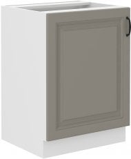 Spodnja omara Stilo - сlaygrey/bela - 60 cm D 1F BB