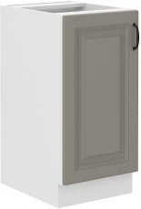 Spodnja omara Stilo - сlaygrey/bela - 40 cm D 1F BB