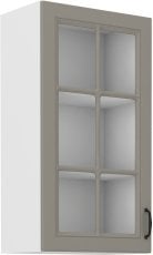 Zgornja vitrina Stilo - сlaygrey/bela - 40 cm GS-90 1F