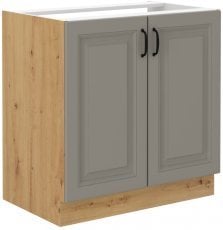Spodnja omara Stilo - сlaygrey/hrast artisan - 80 cm ZL 2F BB