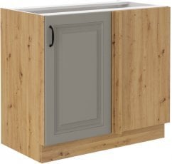 Spodnja kotna omara Stilo - сlaygrey/hrast artisan - 105 cm ND 1F BB