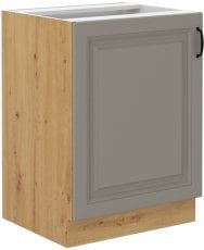 Spodnja omara Stilo - сlaygrey/hrast artisan - 60 cm D 1F BB