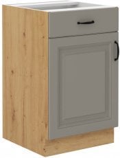 Spodnja omara Stilo - сlaygrey/hrast artisan - 50 cm D 1F 1S