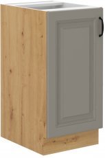 Spodnja omara Stilo - сlaygrey/hrast artisan - 40 cm D 1F BB