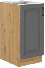 Spodnja omara Stilo - dustgrey/hrast artisan - 40 cm D 1F BB