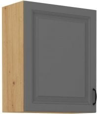 Zgornja omarica Stilo - dustgrey/hrast artisan - 60 cm G-72 1F