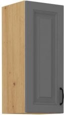 Zgornja omarica Stilo - dustgrey/hrast artisan - 30 cm G-72 1F