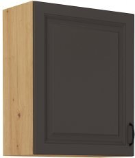 Zgornja omarica Stilo - siva/hrast artisan - 60 cm G-72 1F
