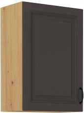 Zgornja omarica Stilo - siva/hrast artisan - 50 cm G-72 1F