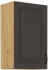 Zgornja omarica Stilo - siva/artisan hrast - 45 cm G-72 1F