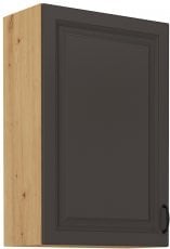 Zgornja omara Stilo - siva/hrast artisan - 60 cm G-90 1F