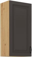 Zgornja omara Stilo - siva/hrast artisan - 45 cm G-90 1F
