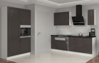 Stolarz-Lempert - Zgornja omara Stilo - siva/bela - 50 G-72 1F
