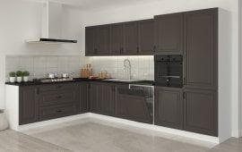 Kuhinjski sestav Stilo - siv/bel