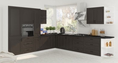Stolarz-Lempert - Zgornja omara Stilo - siva/bela - 50 G-72 1F