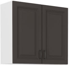 Zgornja omarica Stilo - siva/bela - 80 cm G-72 2F