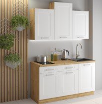 Stolarz-Lempert - Zgornja omara Luna - bel/artisan hrast - 30 G-108 1F