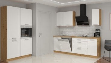 Stolarz-Lempert - Zgornja omara Luna - bel/artisan hrast - 30 G-108 1F