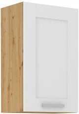 Zgornja omarica Luna - bela/artisan hrast - 45 cm G-72 1F