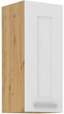 Zgornja omarica Luna - bela/artisan hrast - 30 cm G-72 1F