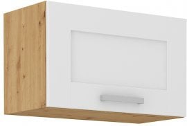 Zgornja omarica Luna - bela/artisan hrast - 60 cm GU-36 1F