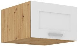 Zgornja omarica Luna - bela/artisan hrast - 60 cm NAGU-36 1F