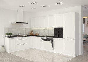 Stolarz-Lempert - Visoka omara za vgradno pečico Luna - bela - 60 cm DP-210 2F