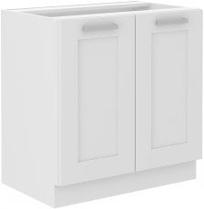 Spodnja omara Luna - bela - 80 cm D 2F BB