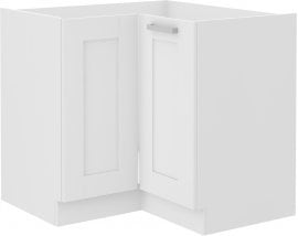 Spodnja kotna omara Luna - bela - 90x90 cm ND 2F BB