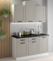 Stolarz-Lempert - Zgornja omara Luna - claygrey/bel - 50 G-108 1F