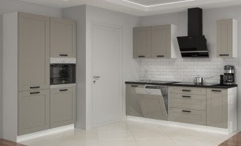 Stolarz-Lempert - Zgornja omara Luna - claygrey/bel - 50 G-108 1F